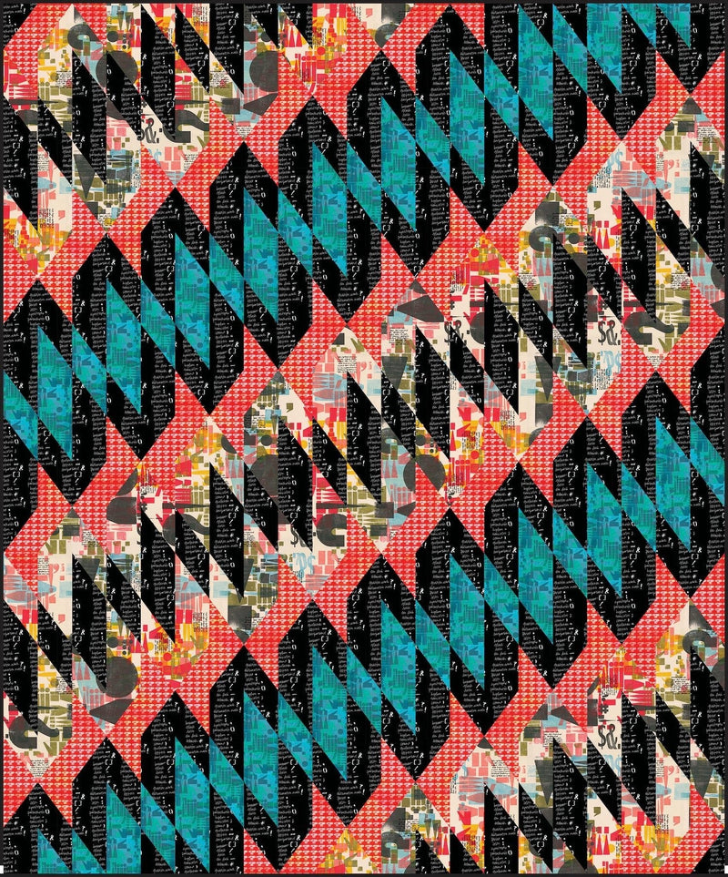 PRE - Order Soundtracks Quilt Kit featuring Punc*t by e bond - May 2026 - Modern Fabric Shoppe