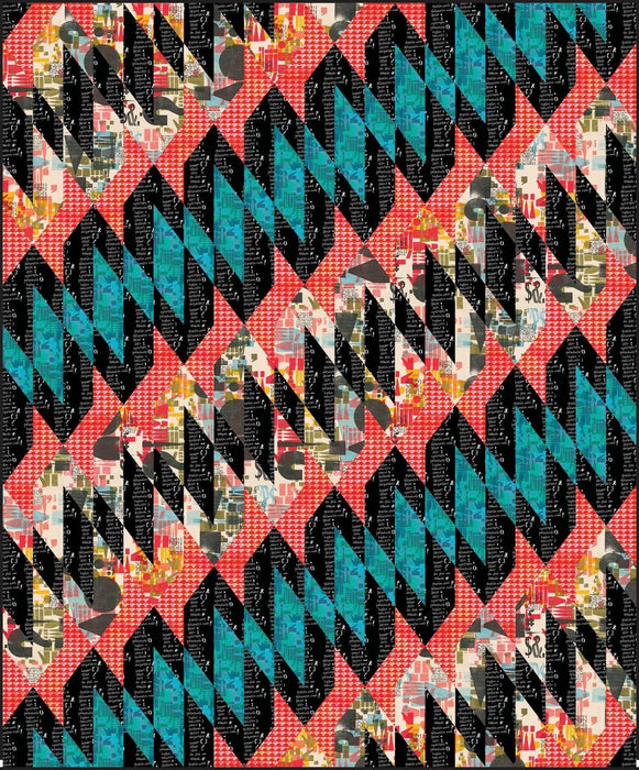 PRE - Order Soundtracks Quilt Kit featuring Punc*t by e bond - May 2026 - Modern Fabric Shoppe
