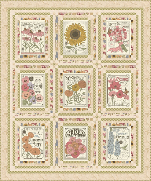 PRE - ORDER Sowing the Seeds of Love Quilt Kit featuring My Secret Garden by Stacy Iest Hsu - July 2026 - Modern Fabric Shoppe
