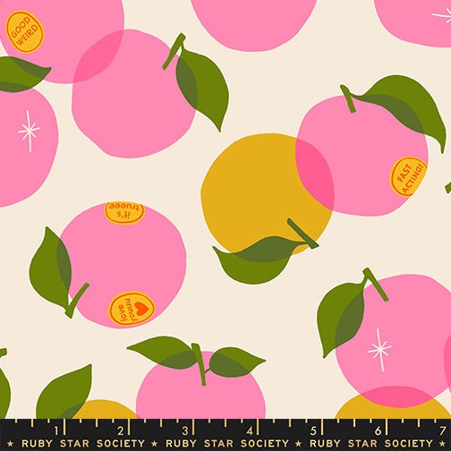 PRE-Order Sparkle Shopper by Melody Miller- Sparker Shopper RS 0127 12- Shell- Half Yard- March 2027 - Modern Fabric Shoppe