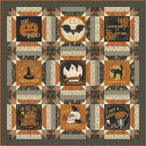 PRE - Order Spooks and Spells Quilt Kit featuring Home Sweet Haunt by Stacy Iest Hsu - May 2025 - Modern Fabric Shoppe