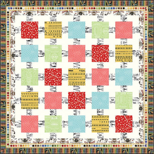 PRE - ORDER Squared Quilt Kit featuring She Who Sews by J. Wecker Frisch - November 2026 - Modern Fabric Shoppe