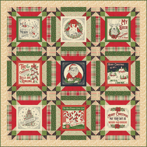 PRE - ORDER Stacy Iest Hsu - Peace and Joy Quilt Kit - featuring Holiday Cheer - May 2026 - Modern Fabric Shoppe