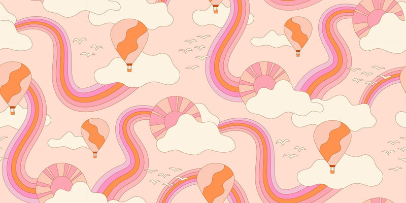 PRE-ORDER Sticker Book by Kimberly Kight- RS3117 11- Pale Peach- Half Yard- June 2027 - Modern Fabric Shoppe