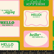 PRE-ORDER Sticker Book by Kimberly Kight- RS3120 12- Goldenrod - Half Yard- June 2027 - Modern Fabric Shoppe