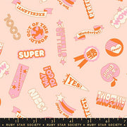 PRE-ORDER Sticker Book by Kimberly Kight- RS3122 12- Pale Peach - Half Yard- June 2027 - Modern Fabric Shoppe