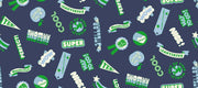 PRE-ORDER Sticker Book by Kimberly Kight- RS3122 15-Bluebell - Half Yard- June 2027 - Modern Fabric Shoppe