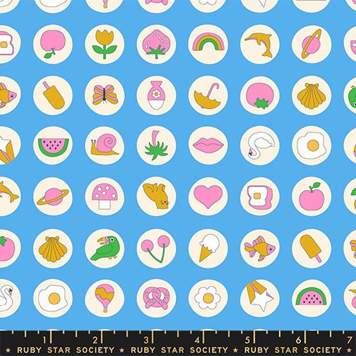 PRE-ORDER Sticker Book by Kimberly Kight- RS3123 14- Altitude - Half Yard- June 2027 - Modern Fabric Shoppe