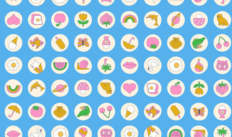 PRE-ORDER Sticker Book by Kimberly Kight- RS3123 14- Altitude - Half Yard- June 2027 - Modern Fabric Shoppe