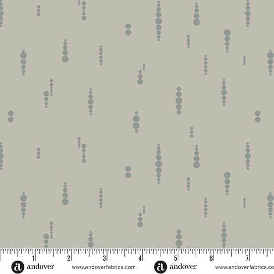 PRE - ORDER Still by Libs Elliott - Pastel Grey Crop Circles A - 1352 - C Half Yard - March 2025 - Modern Fabric Shoppe