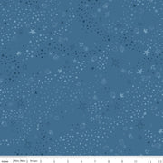 PRE - Order Storybook Basics by Jennifer Long - C365 Coastal Blue - Half Yard January 2027 - Modern Fabric Shoppe