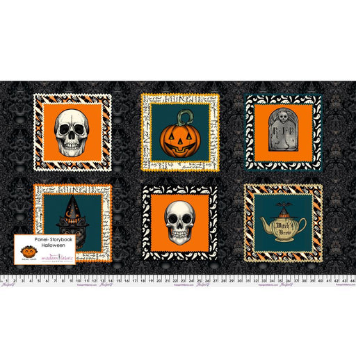 PRE-ORDER Storybook Halloween by Rachel Hauer- Storybook Halloween Panel PWRH064.PANEL- May 2023 - Modern Fabric Shoppe