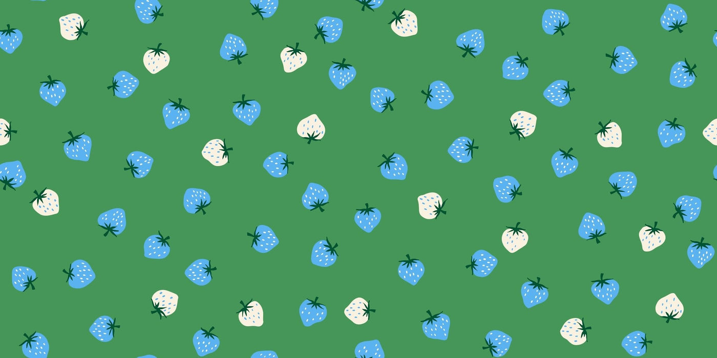 PRE - ORDER Strawberry by Kimberly Kight - Strawberry Broccolini RS3085 19 - Half Yard - May 2025 - Modern Fabric Shoppe