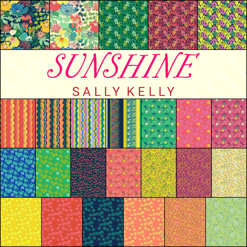 PRE - Order Sunshine by Sally Kelly - Fat Quarter Bundle - April 2026 - Modern Fabric Shoppe