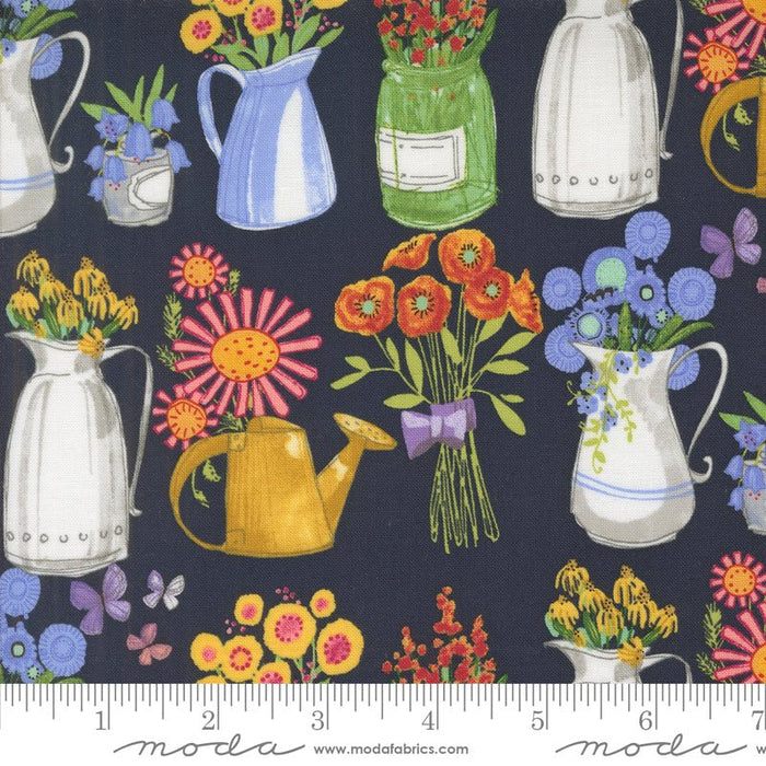 PRE - Order Superbloom by Robin Pickens - Superbloom Indigo 48782 16 - Half Yard - April 2025 - Modern Fabric Shoppe