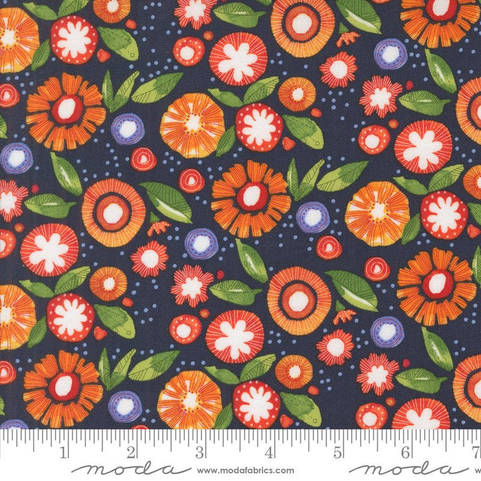 PRE - Order Superbloom by Robin Pickens - Superbloom Indigo 48786 16 - Half Yard - April 2025 - Modern Fabric Shoppe