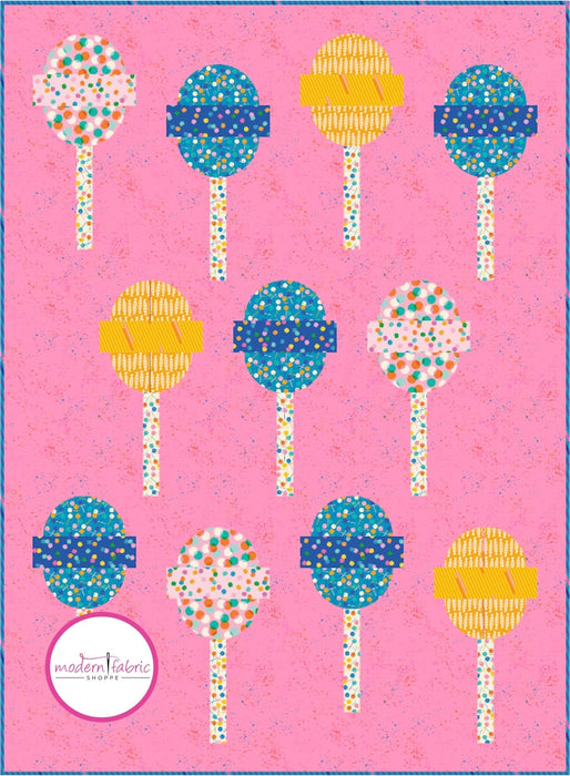 PRE-ORDER Sweet Pop- Pink Quilt Kit featuring Eye Candy by Ruby Star Society Collaborative- November 2024 - Modern Fabric Shoppe