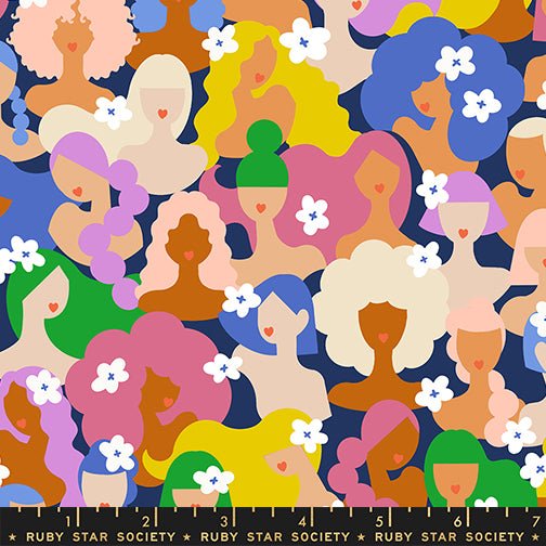 PRE-Order Sybil by Rashida Coleman Hale- RS 1151 16 Bluebell- Half Yard- July 2027 - Modern Fabric Shoppe