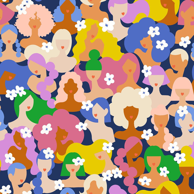 PRE-Order Sybil by Rashida Coleman Hale- RS 1151 16 Bluebell- Half Yard- July 2027 - Modern Fabric Shoppe