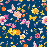 PRE-Order Tamara Kate- The Botanist - Botanik 55756-2 Midnight - Half Yard- June 2027 - Modern Fabric Shoppe