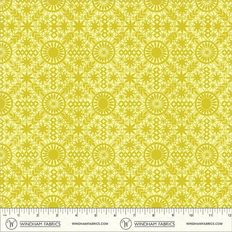 PRE-Order Tamara Kate- The Botanist - Conservatory 55759-9 Citron - Half Yard- June 2027 - Modern Fabric Shoppe