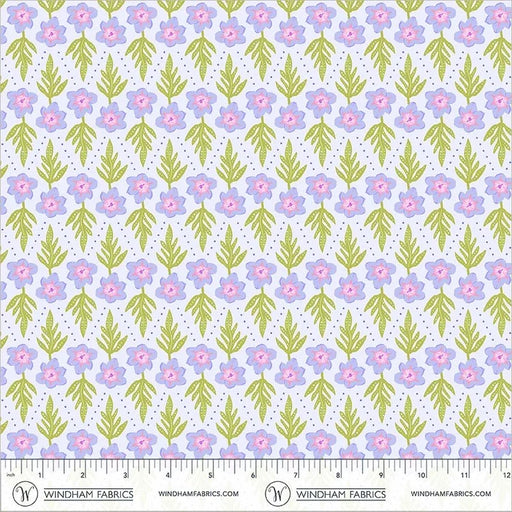 PRE-Order Tamara Kate- The Botanist - In Formation 55760-13 Hyacinth - Half Yard- June 2027 - Modern Fabric Shoppe