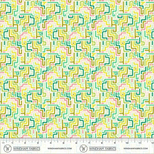 PRE-Order Tamara Kate- The Botanist - Labyrinth 55761-17 Spring - Half Yard- June 2027 - Modern Fabric Shoppe