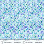 PRE-Order Tamara Kate- The Botanist - Labyrinth 55761-18 Waterway - Half Yard- June 2027 - Modern Fabric Shoppe