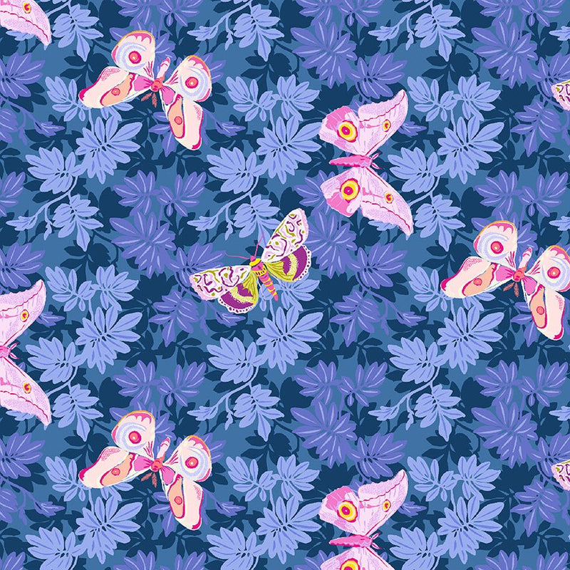 PRE-Order Tamara Kate- The Botanist - Lush 55757-4 Indigo - Half Yard- June 2027 - Modern Fabric Shoppe