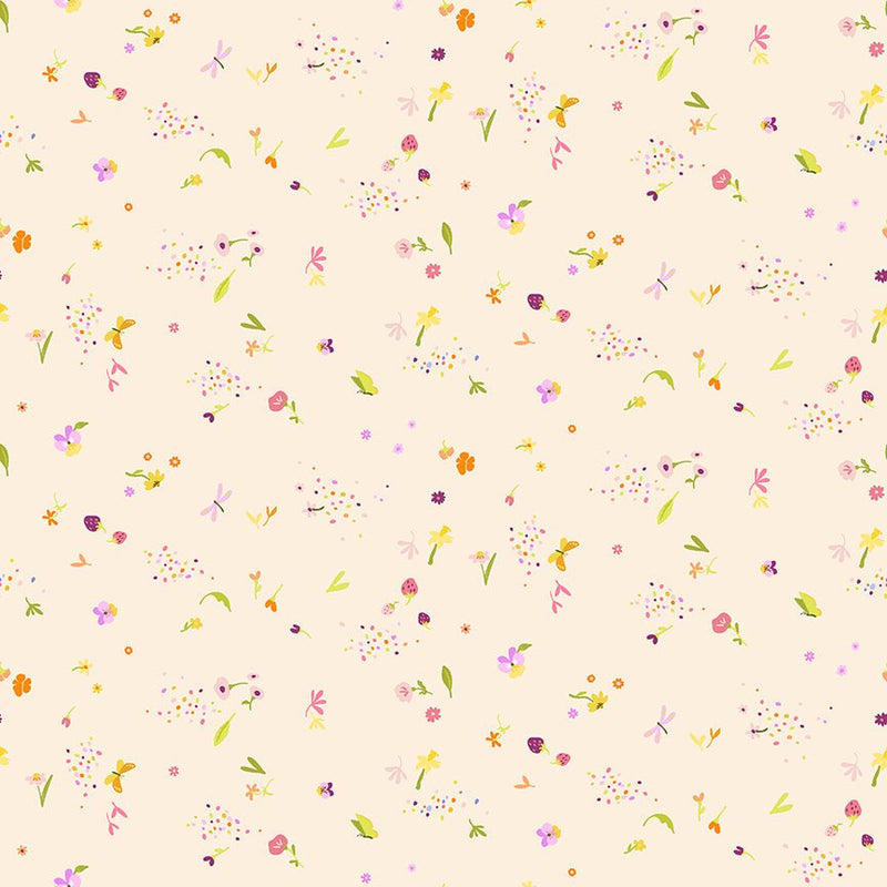 PRE-Order Tamara Kate- The Botanist - Strewn 55762-19 Powder - Half Yard- June 2027 - Modern Fabric Shoppe