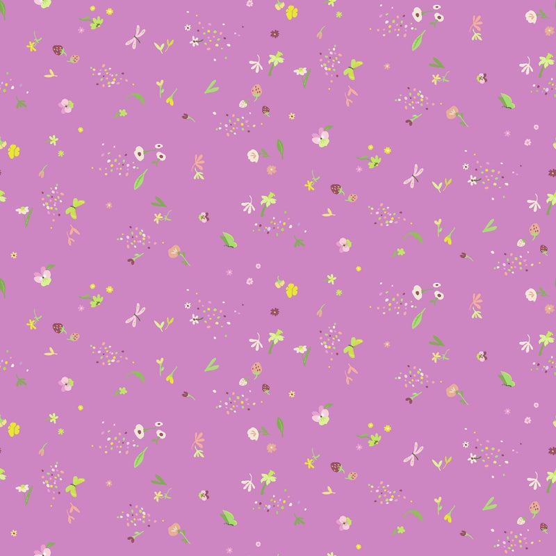PRE-Order Tamara Kate- The Botanist - Strewn 55762-21 Orchid - Half Yard- June 2027 - Modern Fabric Shoppe
