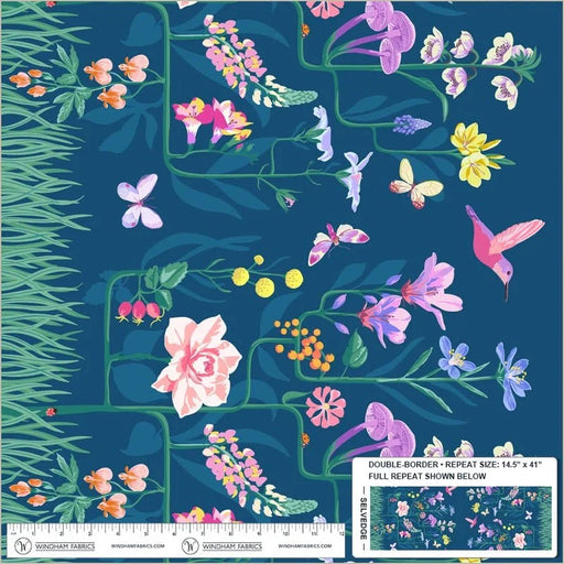 PRE-Order Tamara Kate- The Botanist - Tree Of Life 55763D-23 Evening - Half Yard- June 2027 - Modern Fabric Shoppe