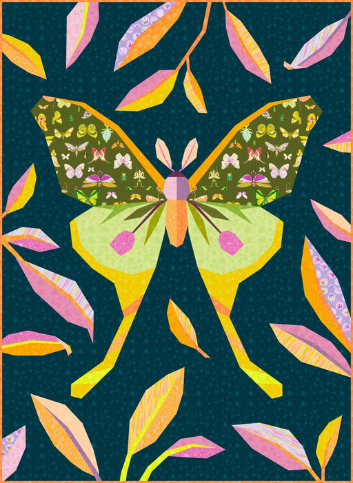 PRE - Order Tamara Kate - The Luna Moth Quilt Kit featuring Insectarium - August 2025 - Modern Fabric Shoppe