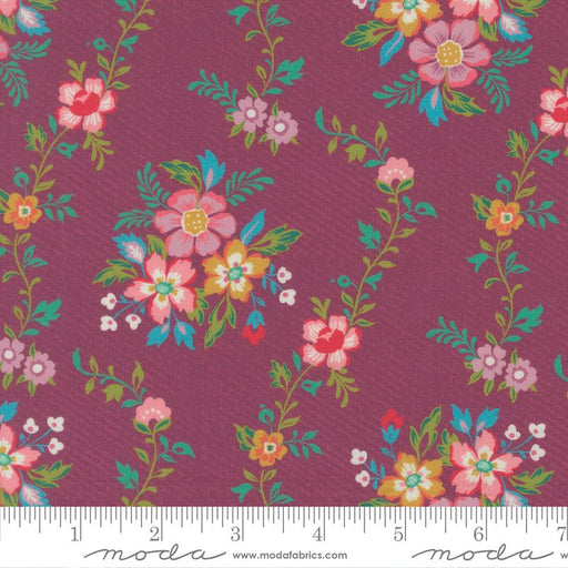 PRE-Order Tilbury Garden by Crystal Manning- Cyclamen 11991 12- Half Yard- March 2027 - Modern Fabric Shoppe