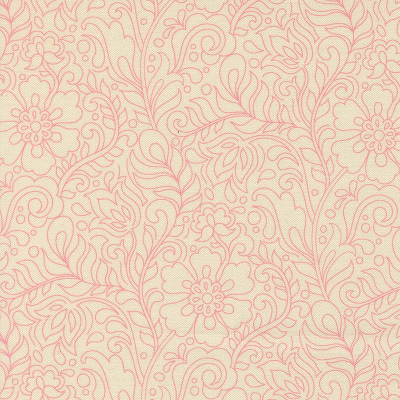 PRE-Order Tilbury Garden by Crystal Manning- Porcelain 11997 11- Half Yard- March 2027 - Modern Fabric Shoppe
