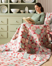 PRE-ORDER Tilda- Christmas Star Quilt Kit- Red/Duck egg featuring Merry Little Christmas- July 2027 - Modern Fabric Shoppe