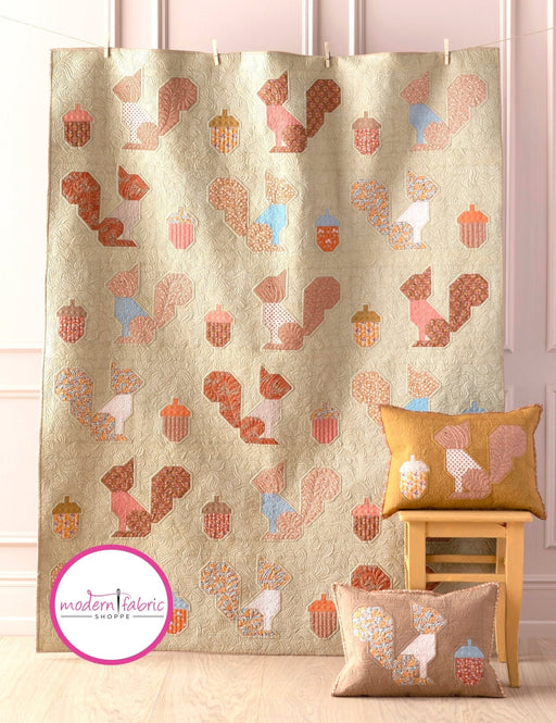 PRE-ORDER Tilda- Creating Memories Autumn Collection- Squirrel Quilt Kit- June 2024 - Modern Fabric Shoppe