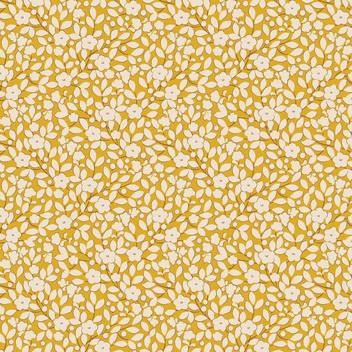 PRE-ORDER Tilda- Creating Memories- Avery TIL130120- Yellow- Half Yard- June 2024 - Modern Fabric Shoppe