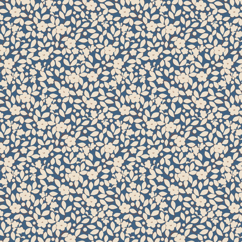 PRE-ORDER Tilda- Creating Memories- Avery TIL130126- Blue- Half Yard- June 2024 - Modern Fabric Shoppe