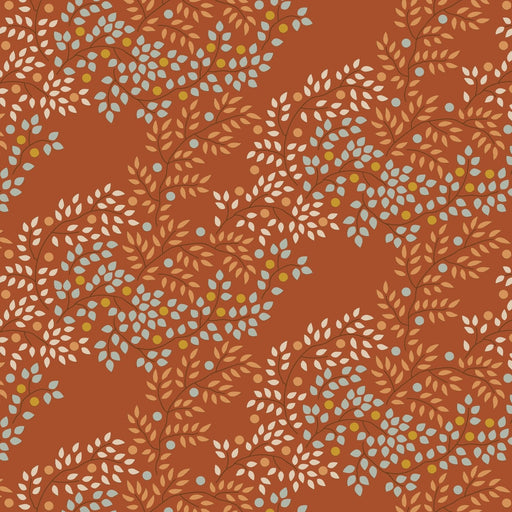 PRE-ORDER Tilda- Creating Memories- Berrytangle TIL130140- Copper- Half Yard- June 2024 - Modern Fabric Shoppe