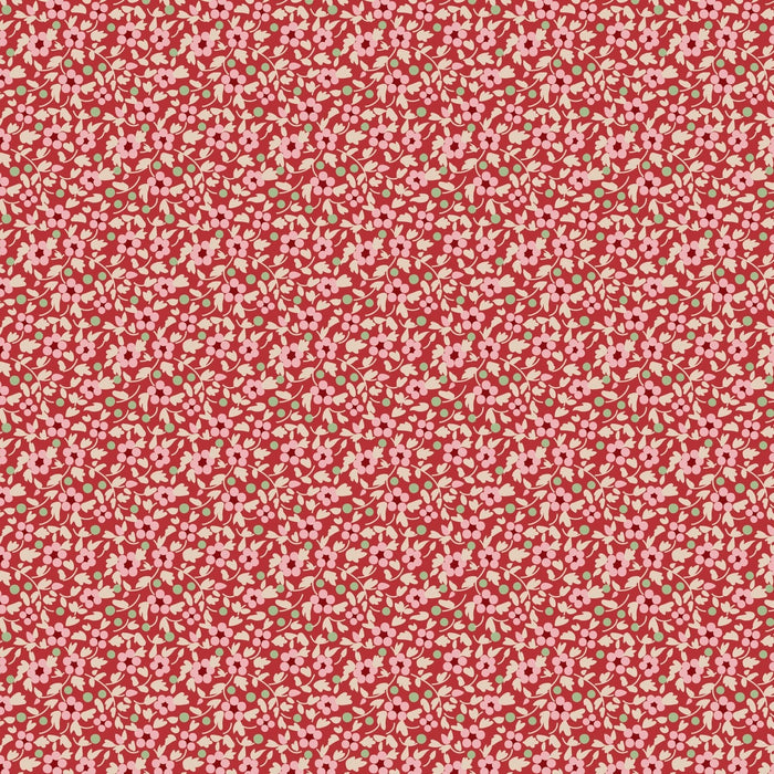 PRE-ORDER Tilda- Creating Memories- Brie TIL130149- Red- Half Yard- June 2024 - Modern Fabric Shoppe