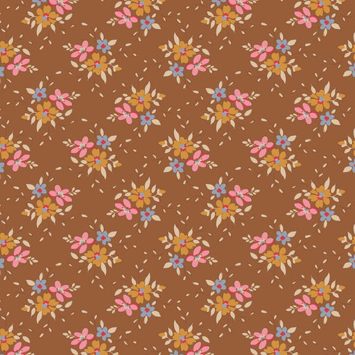 PRE-ORDER Tilda- Creating Memories- Frida TIL130143- Brown- Half Yard- June 2024 - Modern Fabric Shoppe