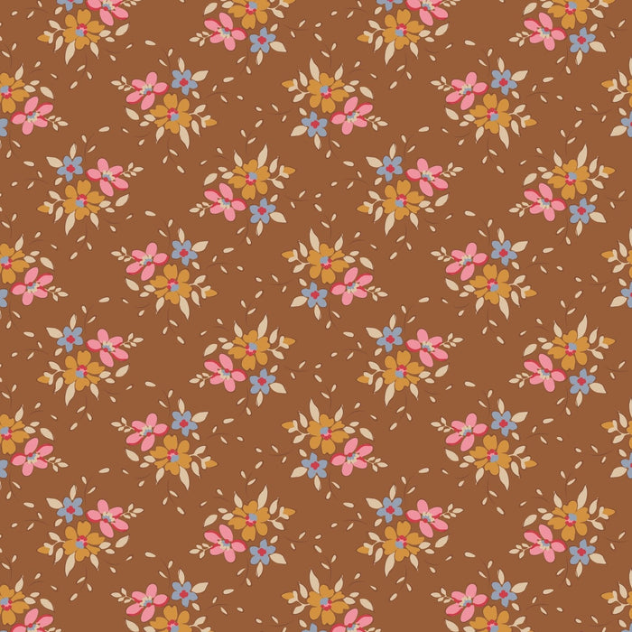 PRE-ORDER Tilda- Creating Memories- Frida TIL130143- Brown- Half Yard- June 2024 - Modern Fabric Shoppe