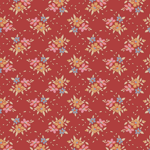 PRE-ORDER Tilda- Creating Memories- Frida TIL130150- Red- Half Yard- June 2024 - Modern Fabric Shoppe