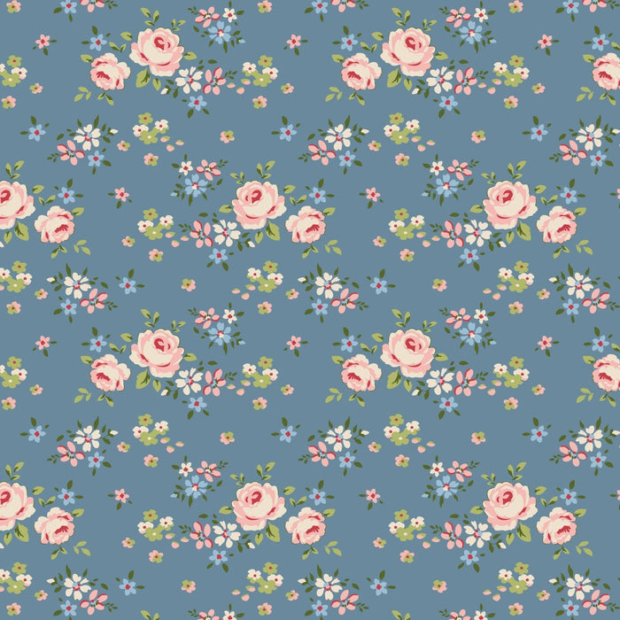 PRE-ORDER Tilda- Creating Memories- Gracie TIL130129-Blue- Half Yard- June 2024 - Modern Fabric Shoppe