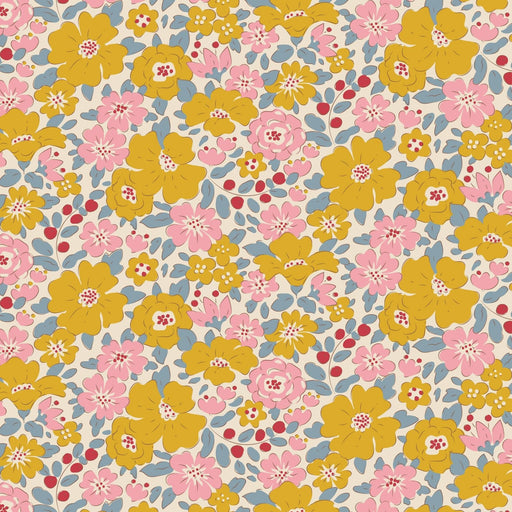 PRE-ORDER Tilda- Creating Memories- Harper TIL130122- Yellow- Half Yard- June 2024 - Modern Fabric Shoppe