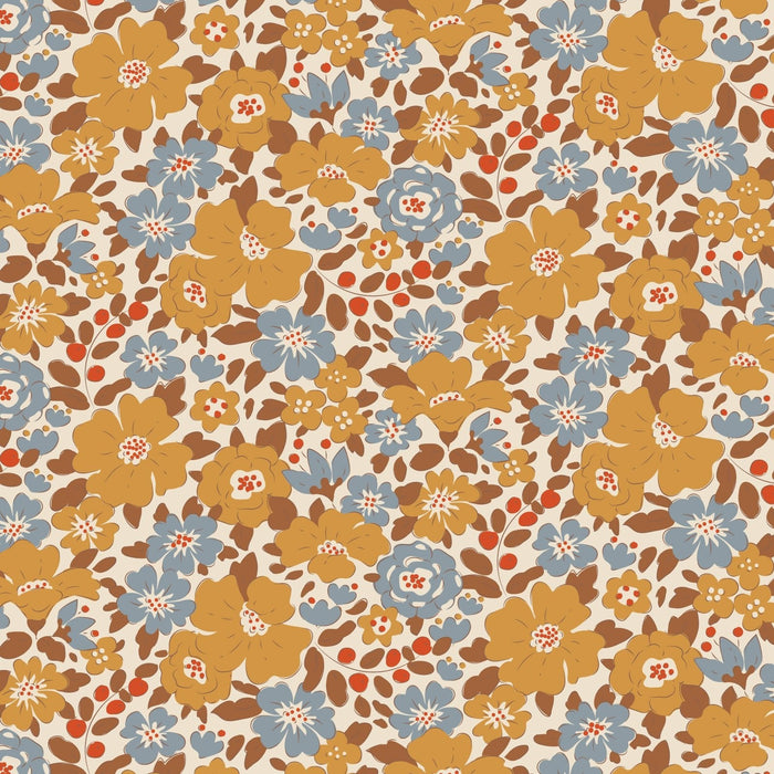 PRE-ORDER Tilda- Creating Memories- Harper TIL130142- Saffron- Half Yard- June 2024 - Modern Fabric Shoppe