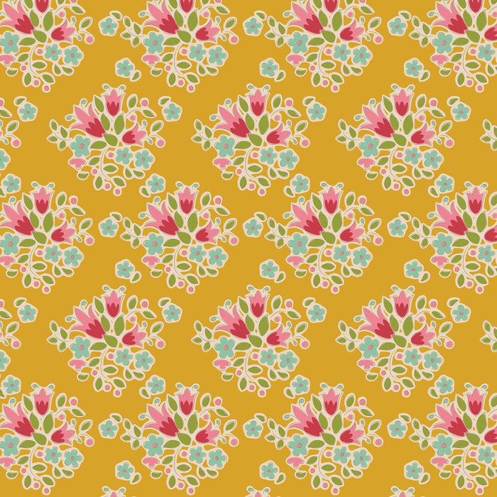 PRE-ORDER Tilda- Creating Memories- Lulu TIL130123- Yellow- Half Yard- June 2024 - Modern Fabric Shoppe