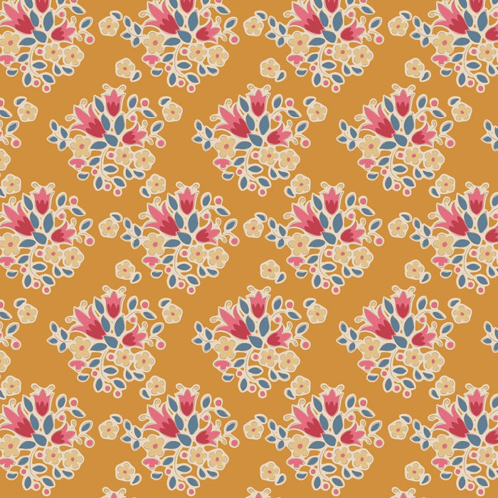 PRE-ORDER Tilda- Creating Memories- Lulu TIL130139- Saffron- Half Yard- June 2024 - Modern Fabric Shoppe