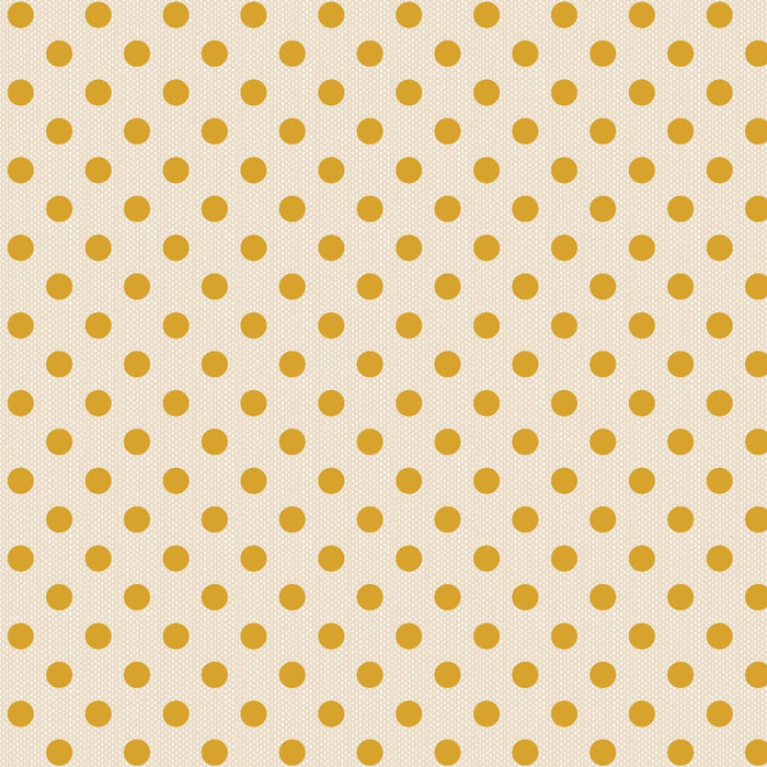 PRE-ORDER Tilda- Creating Memories- Polkadot TIL160064- Yellow- Half Yard- June 2024 - Modern Fabric Shoppe